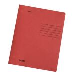 Falken Falken Schnellhefter Karton für DIN A4, 240g/m² Manila-RC-Krt., intensivfarben, 25er Poly rot
