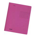 Falken Falken Schnellhefter Karton für DIN A4, 240g/m² Manila-RC-Krt., intensivfarben, 25er Poly pink