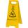 EASY ABSORB Warnschild "Achtung" - Gefahrenhinweis Rutschgefahr