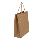 OOTB Kraftpapier-Geschenktüte mit Blumenverzierung