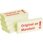 BIZSTIX Haftnotizen "Original an Mandant" - 75...