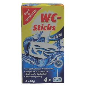 Gut & Günstig Gut & Günstig WC Stein - Ocean, 4x 40 g
