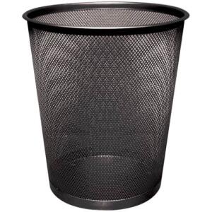 Q-Connect Papierkorb Metalldraht 19 Liter - schwarz