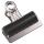 Q-Connect Briefklemmer - 75 mm, Klemmvolumen 20 mm, schwarz, 10 Stück