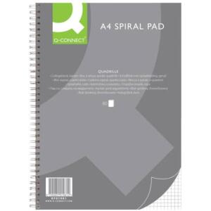 Q-Connect Collegeblock - A4, 80 Blatt, 70 g/qm, kariert