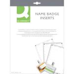 Q-Connect Etiketten für Namensschilder - 75 x 40 mm