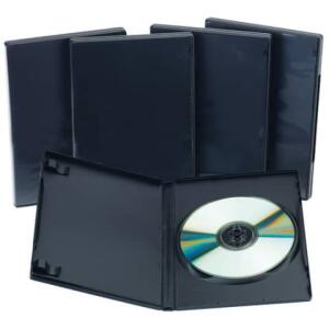 Q-Connect DVD Leerhüllen - Hardbox für 1 DVD inkl. Booklet