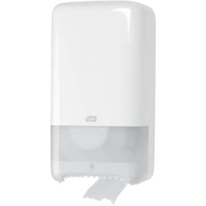 Tork Toilettenpapier-Doppelrollenspender Midi T6 System - weiß