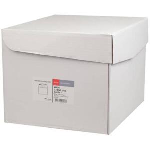 Elco Faltentasche Office Box mit Deckel - C4, weiß, 20 mm Falte, haftklebend, ohne Fenster, 120 g/qm, 200 Stück