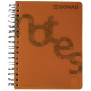 DONAU Collegeblock PP Cover - A5, kariert, orange