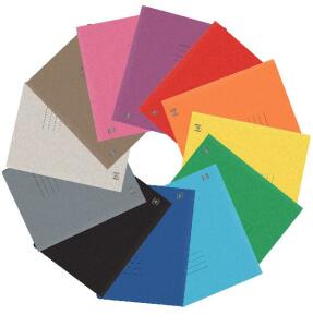 Oxford Schnellhefter TOP FILE+, A4, aus 390 g/m² Karton, für ca. 200 DIN A4-Blätter, mit aufgedrucktem Beschriftungsfeld auf Vorder- und Rückseite, für kaufm. oder Amtsheftung, sortiert mit 12 Farben