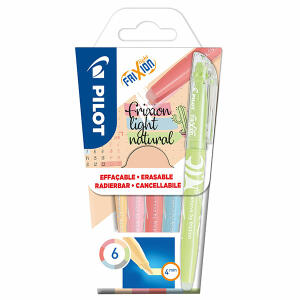 Textmarker 6ST FriXion Light Natural PILOT 4136SG6N