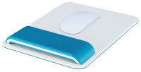 LEITZ 6517 Mauspad Ergo WOW zwei Höhen weiß/blau