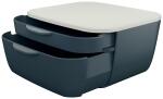 LEITZ 5357 Schubladenset Cosy 2 Schubladen Polystyrol grau matt/hellgrau