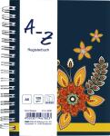 RNK Notizbuch mit Register A-Z A6 Orient Flowers 48Bl