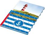 RNK Kladde Maritim kariert A5 96Bl