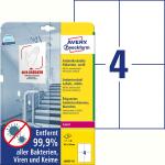 Zweckform Folienetiketten 105x148 mm weiß L8003-10...