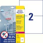 Zweckform Folienetiketten 210x148 mm transparent L8012-10...