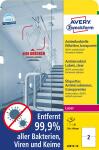 Zweckform Folienetiketten 210x148 mm transparent L8012-10...