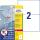 Zweckform Folienetiketten 210x148 mm transparent L8012-10 antimikrobiell