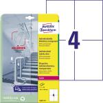 Folienetiketten 105x148 mm transparent L8013-10 antimikrobiell