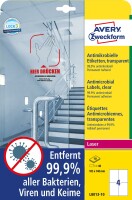 Zweckform Folienetiketten 105x148 mm transparent L8013-10...