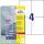 Folienetiketten 105x148 mm transparent L8013-10 antimikrobiell