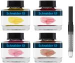 Schneider Geschenkverpackung Tinte Set 2 4 x á 15ml Tintenglas Farben: