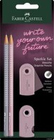 Faber Castell Bleistiftset Sparkle 2 Bleist B Rad+Sp shadows