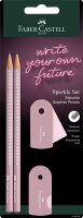 Faber Castell Bleistiftset Sparkle 2 Bleist B Rad+Sp shadows