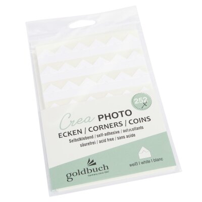 Goldbuch Fotoecken Crea weiß