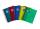 European Book Touch A6, 120 Bl. kariert 5x5 mm 5 Farben sortiert