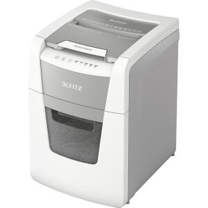 Rexel Aktenvernichter IQ Autofeed Small Office 100 Partikelschnitt P4 weiß