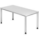 Hammerbacher Schreibtisch 4-Fuß-Gestell rund - 160...