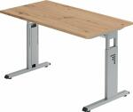 Wandschreibtisch 120x67,2cm Asteiche/sil HAMMERBACHER...