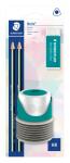 Staedtler Bleistiftset slim Pastel  100% PEFC