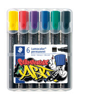 Staedtler Marker Lumocolor permanent 6St Box