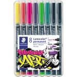 Staedtler Lumocolor perm. gem. Etui 8St
