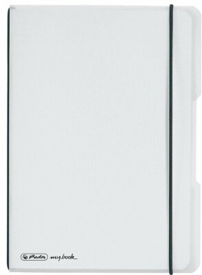 Herlitz Notizheft flex PP A5,40 Blatt,kar. transparent, my.book