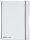Herlitz Notizheft flex PP A5,40 Blatt,kar. transparent, my.book