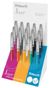 Pelikan Kugelschreiber Jazz Classic K35CD/1 farbig sortiert im 15er Display