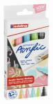 Edding Acrylmarker medium 5100 5er-Set sortiert pastell