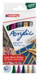 Edding Acrylmarker medium 5100 5er-Set sortiert festlich
