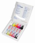 Edding Acrylmarker breit 5000 5er-Set sortiert neon