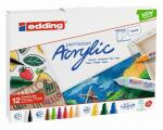 Edding Acryl-Starterset kreatives 12er-Set sortiert basic
