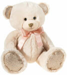 Heunec Bär PEARLIE Taupie mit Rosé-Schleife...