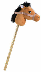 Heunec STECKENPFERD mittelbraun Größe 74 cm