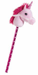 Heunec STECKENEINHORN pink Größe 74 cm