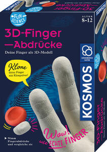 Experimentierset Fun Science KOSMOS 654221 3D-Fingerabdrücke