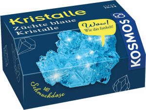 Kosmos blaue Kristalle